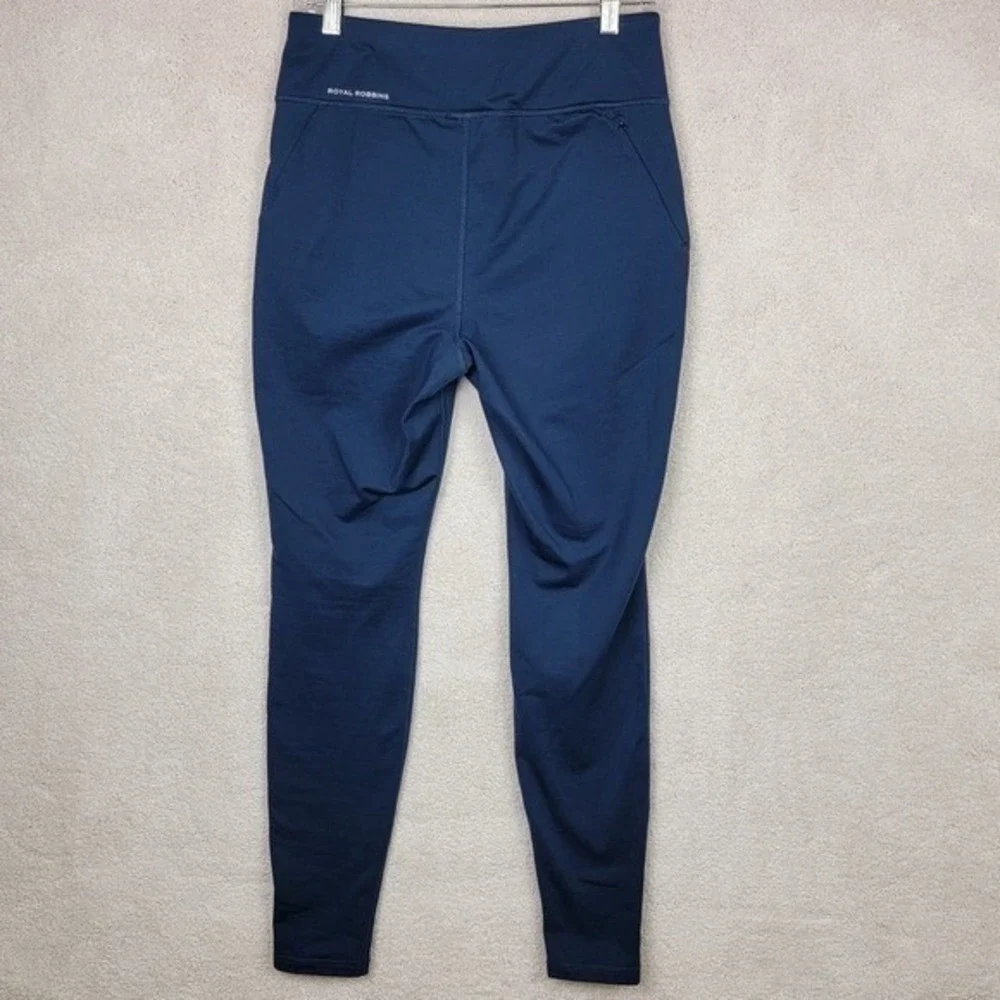 Royal Robbins‎ Backcountry Pro Winter Leggings Navy Blue Fleece Lined Women's M